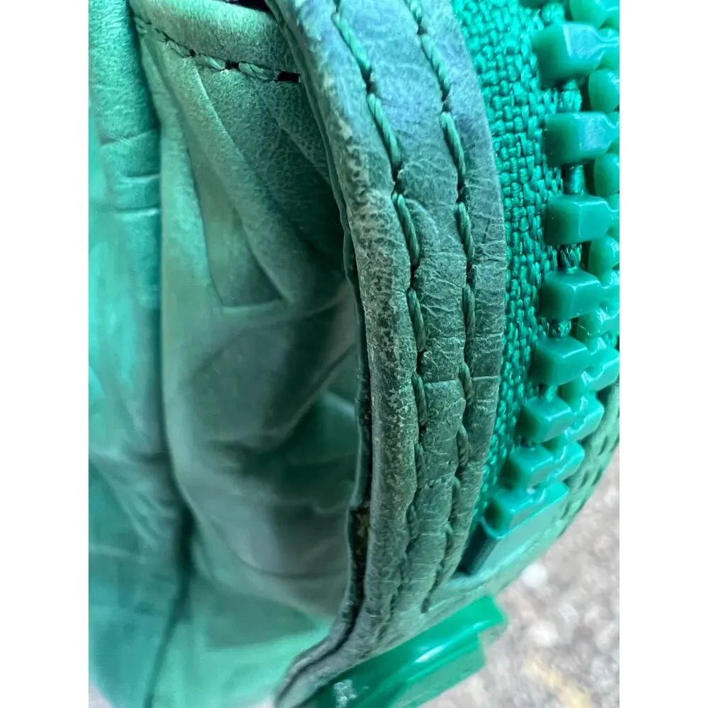 DIESEL $625 Women's Green Embossed Shoulder Bag